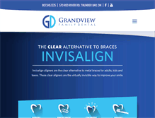Tablet Screenshot of grandviewfamilydental.com